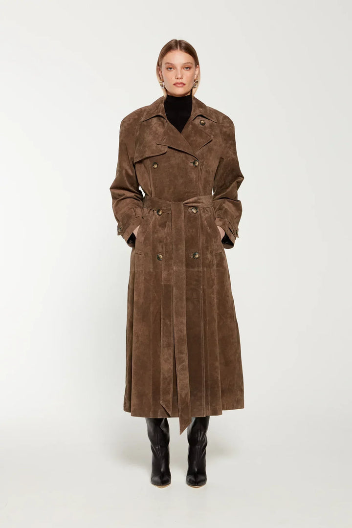 BB™ | Suede Trench Coat