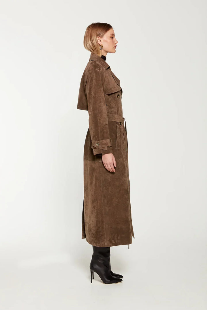 BB™ | Suede Trench Coat