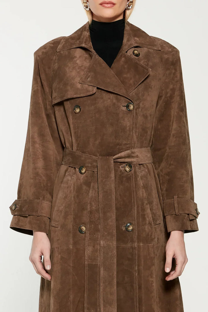 BB™ | Suede Trench Coat