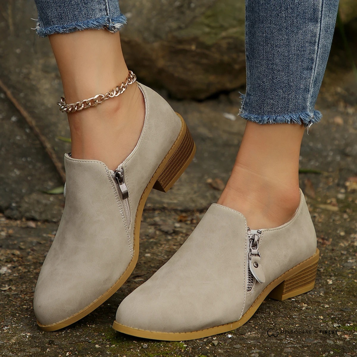 Bronte - Orthopaedic Zip-Up Ankle Boots