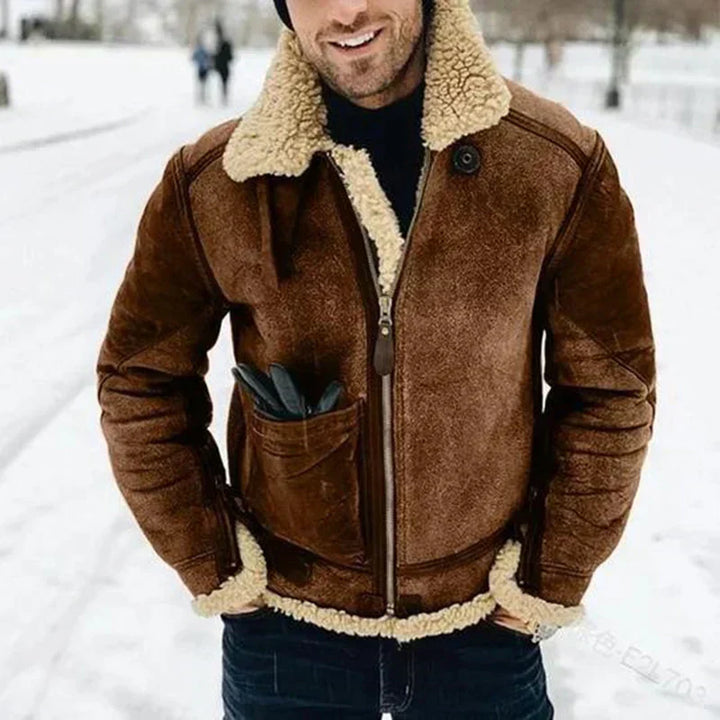 Evan - Men's Faux Fur Coat
