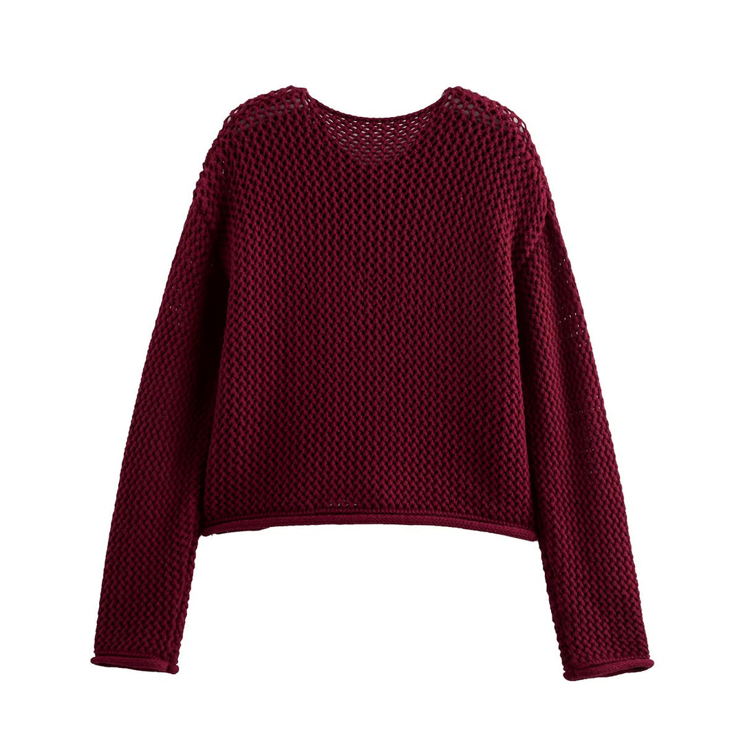 BB™ | Knitted Burgundy Sweater