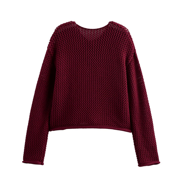 BB™ | Knitted Burgundy Sweater