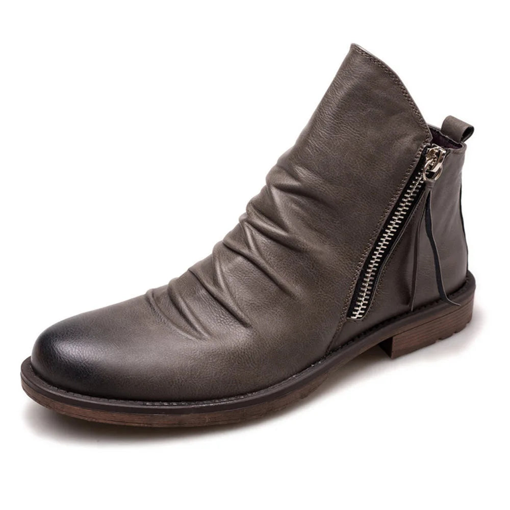 Owens™ | Classic Leather Chelsea Boots