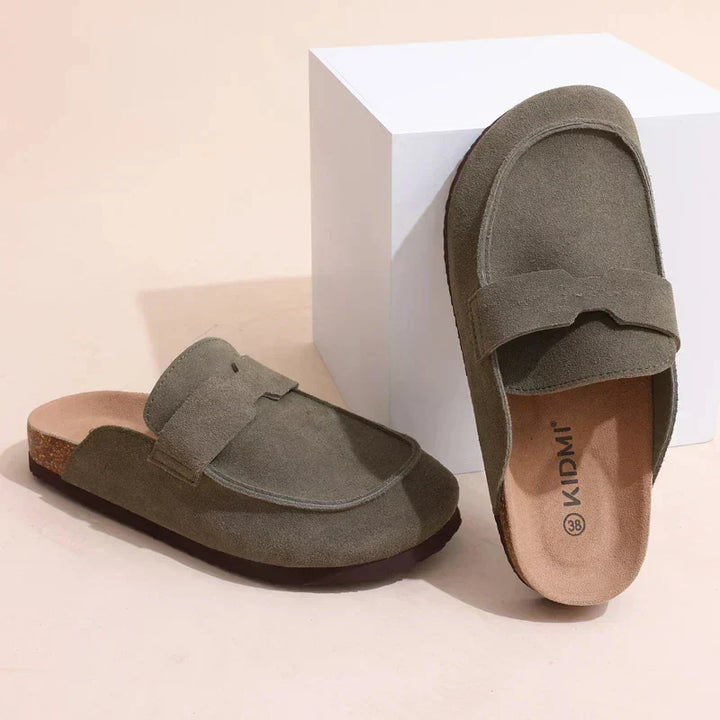 Crestar - Orthopaedic Suede Clogs