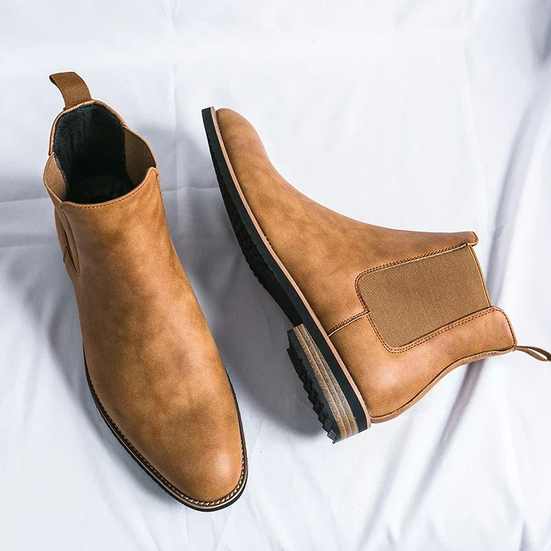 Kayden™ | Classic Leather Chelsea Boots