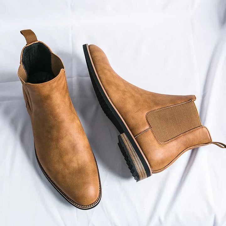 Kayden™ | Classic Leather Chelsea Boots