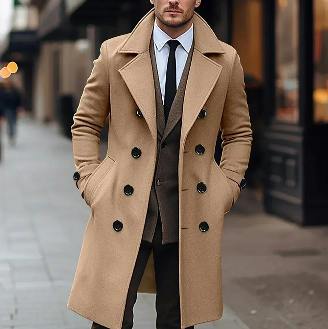 Jacob - Elegant Men's Trench Coat