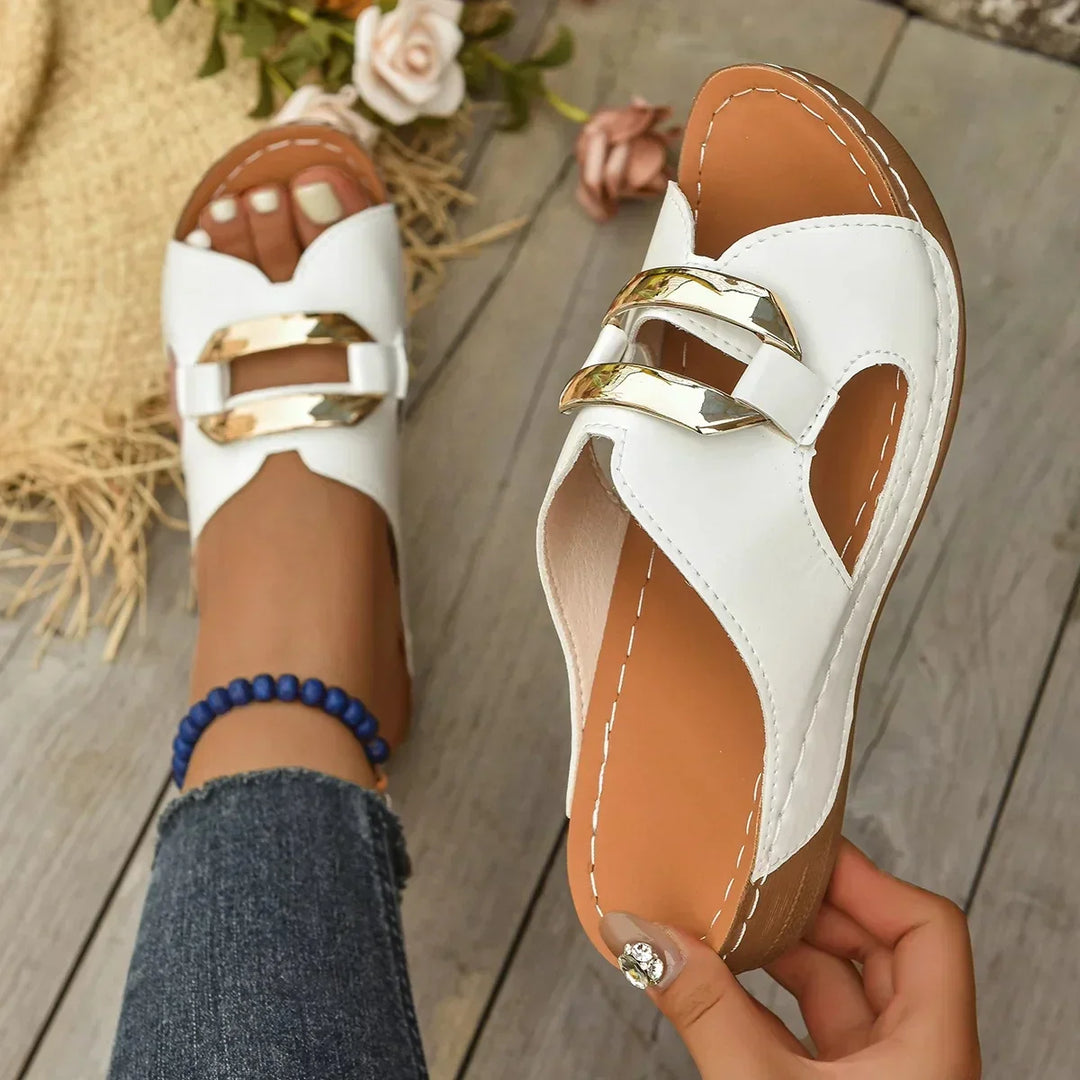 Lina - Orthopaedic Wedge Heel Sandals