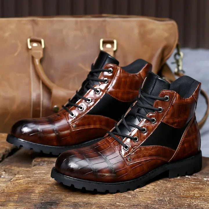Rendell™ | Genuine Crocodile Leather Boots