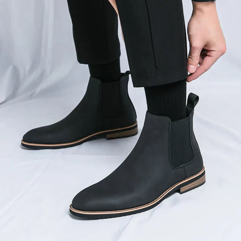 Kayden™ | Classic Leather Chelsea Boots