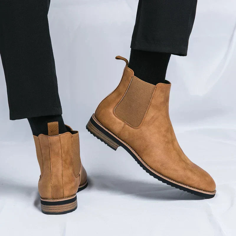 Kayden™ | Classic Leather Chelsea Boots