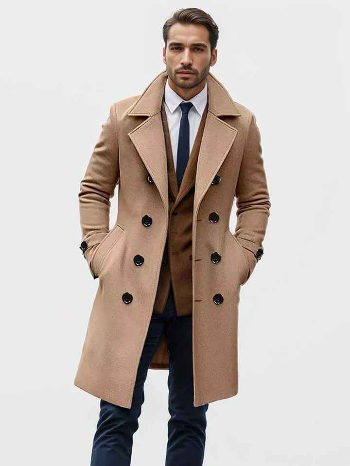 Jacob - Elegant Men's Trench Coat