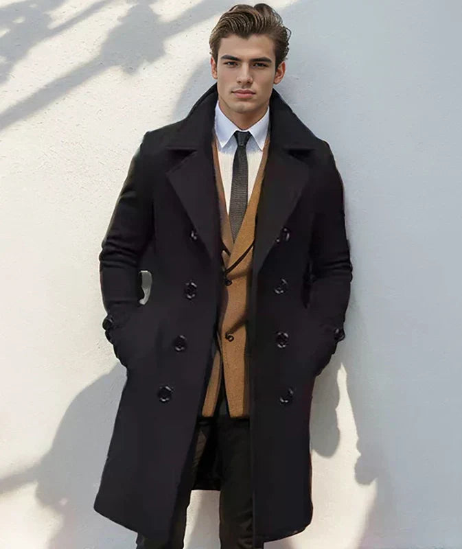 Jacob - Elegant Men's Trench Coat