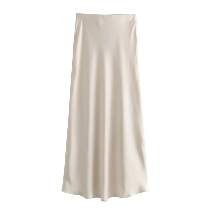 BB™ | Elegant Satin Midi Skirt
