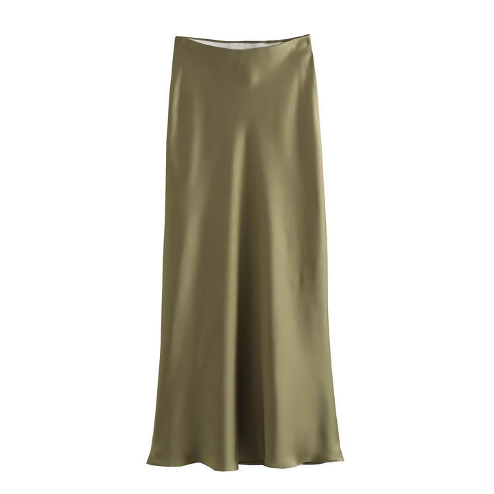 BB™ | Elegant Satin Midi Skirt
