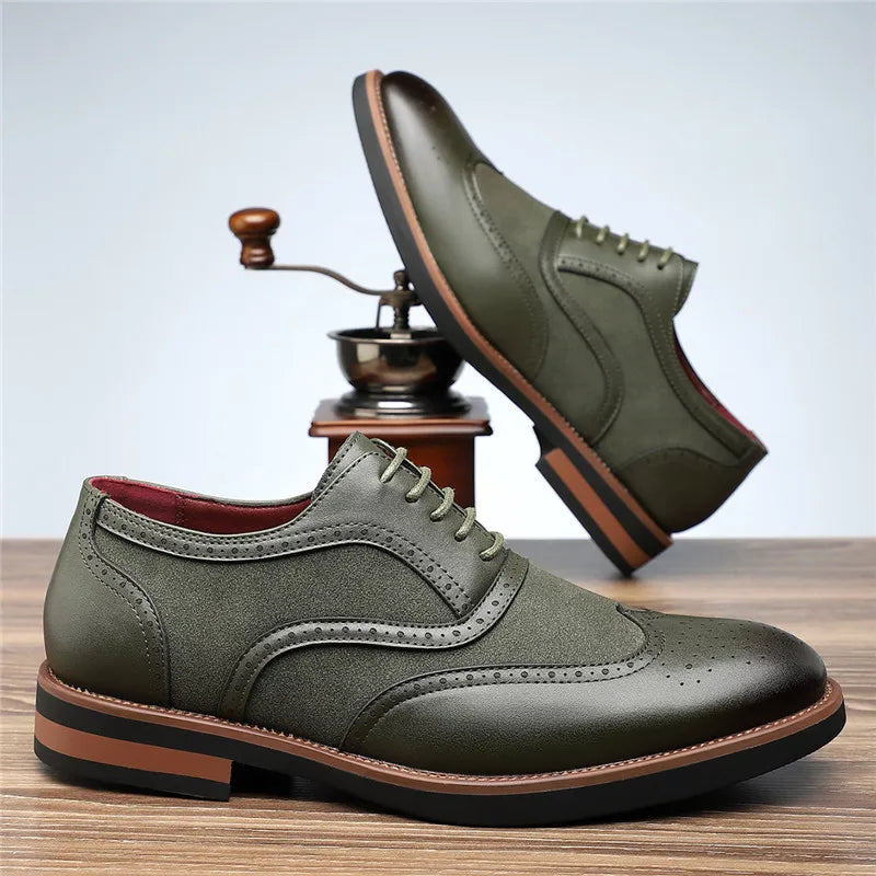 BAIRSTOW – TWO TONE OXFORD SHOES