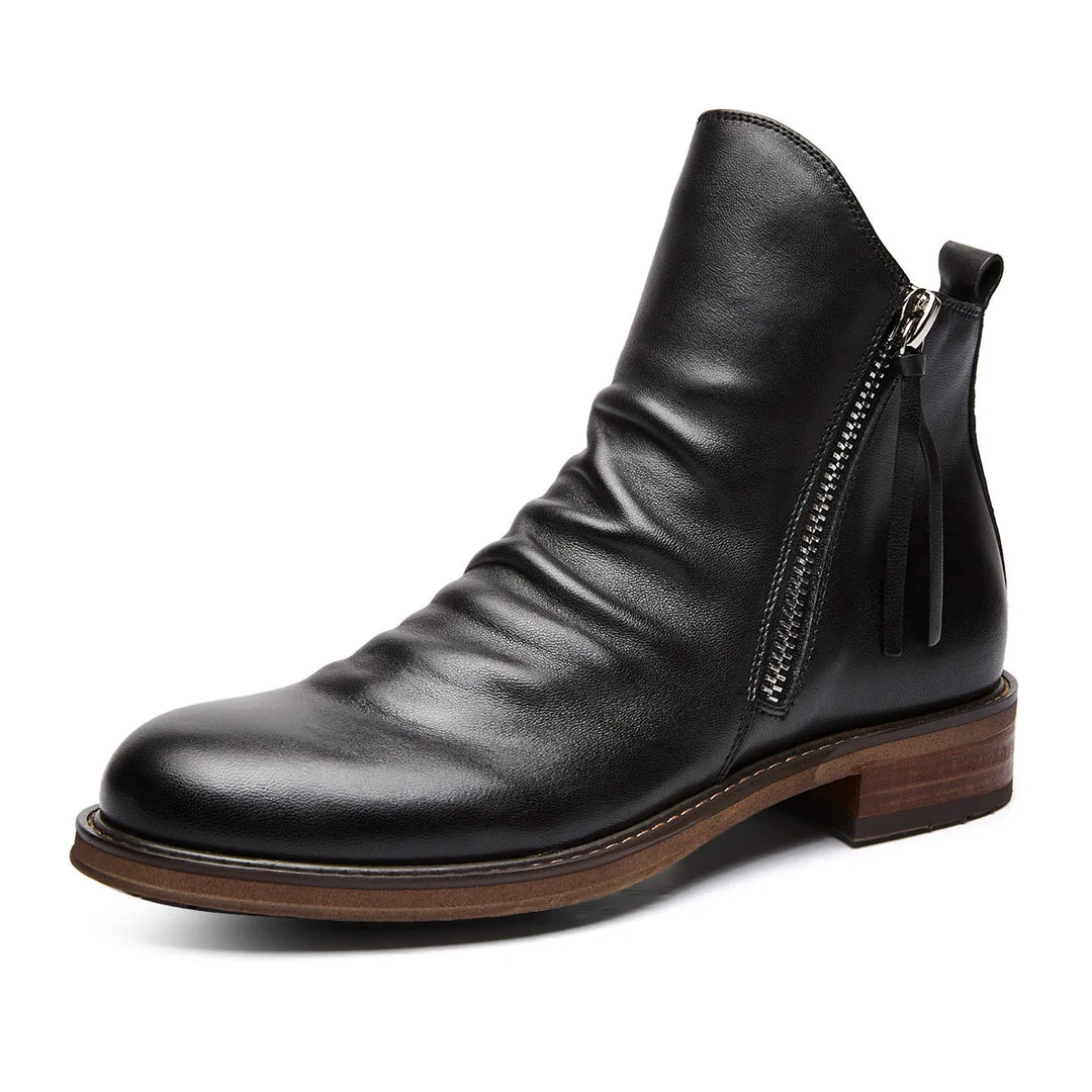 Owens™ | Classic Leather Chelsea Boots