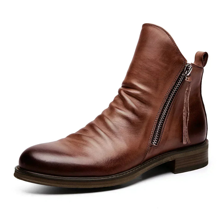 Owens™ | Classic Leather Chelsea Boots