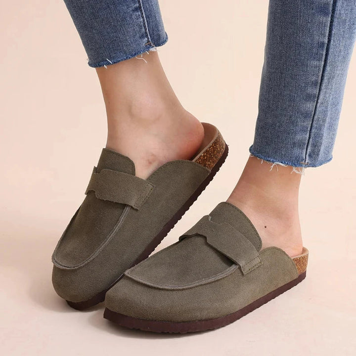 Crestar - Orthopaedic Suede Clogs