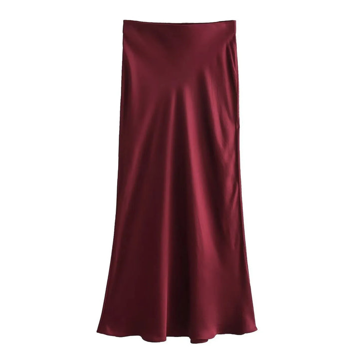 BB™ | Elegant Satin Midi Skirt