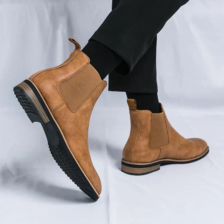 Kayden™ | Classic Leather Chelsea Boots