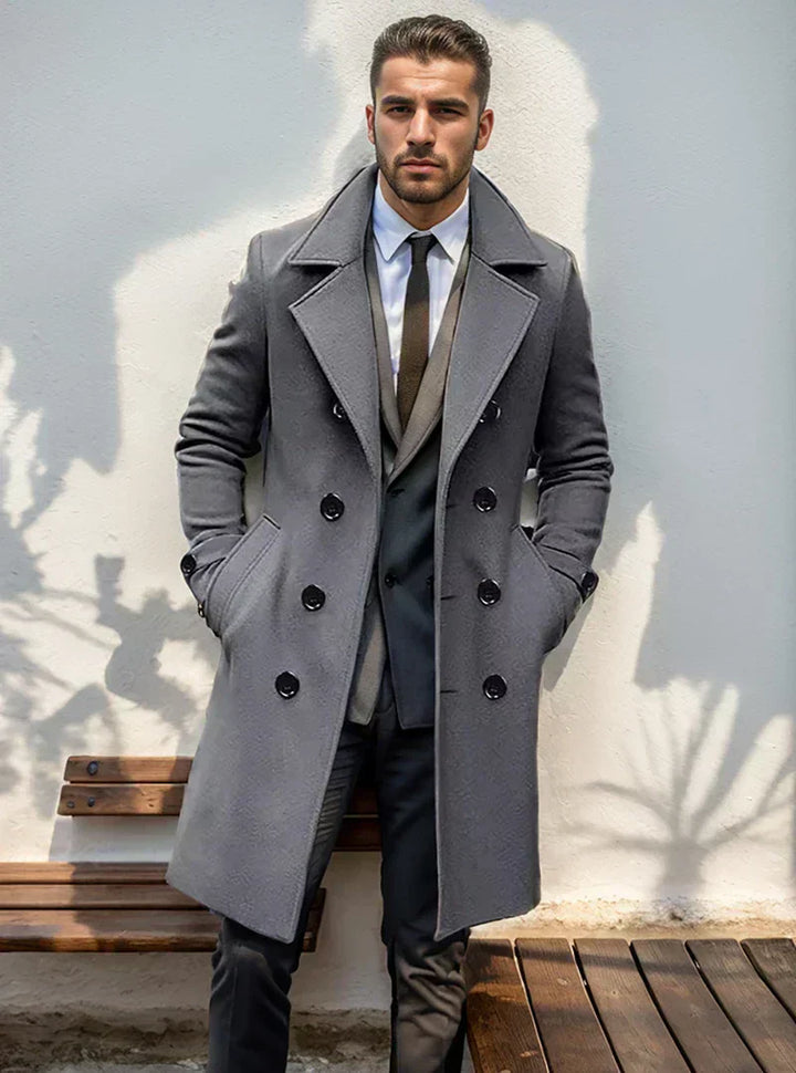 Jacob - Elegant Men's Trench Coat