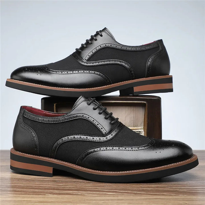 Brookfield Leather & Suede Oxfords