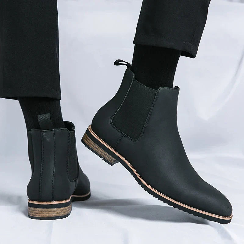 Kayden™ | Classic Leather Chelsea Boots