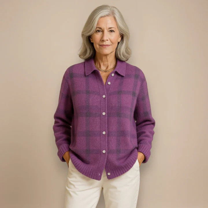 Bobby | Soft Check Cardigan