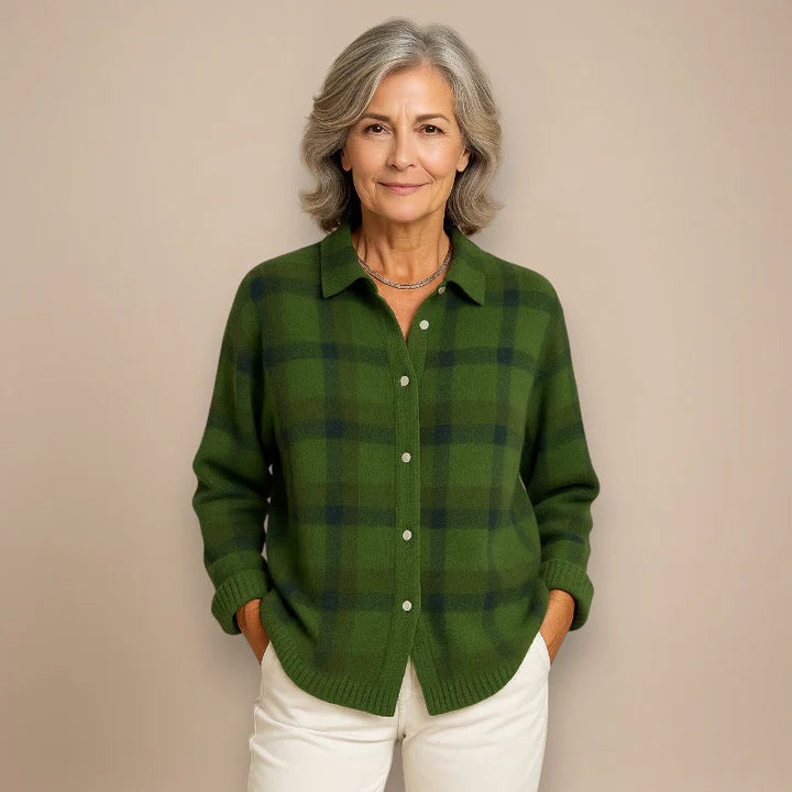 Bobby | Soft Check Cardigan