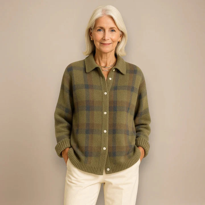 Bobby | Soft Check Cardigan