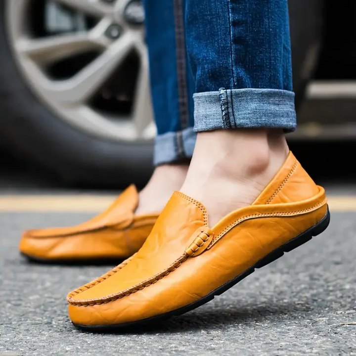 Effortless Elegance Leather Loafers