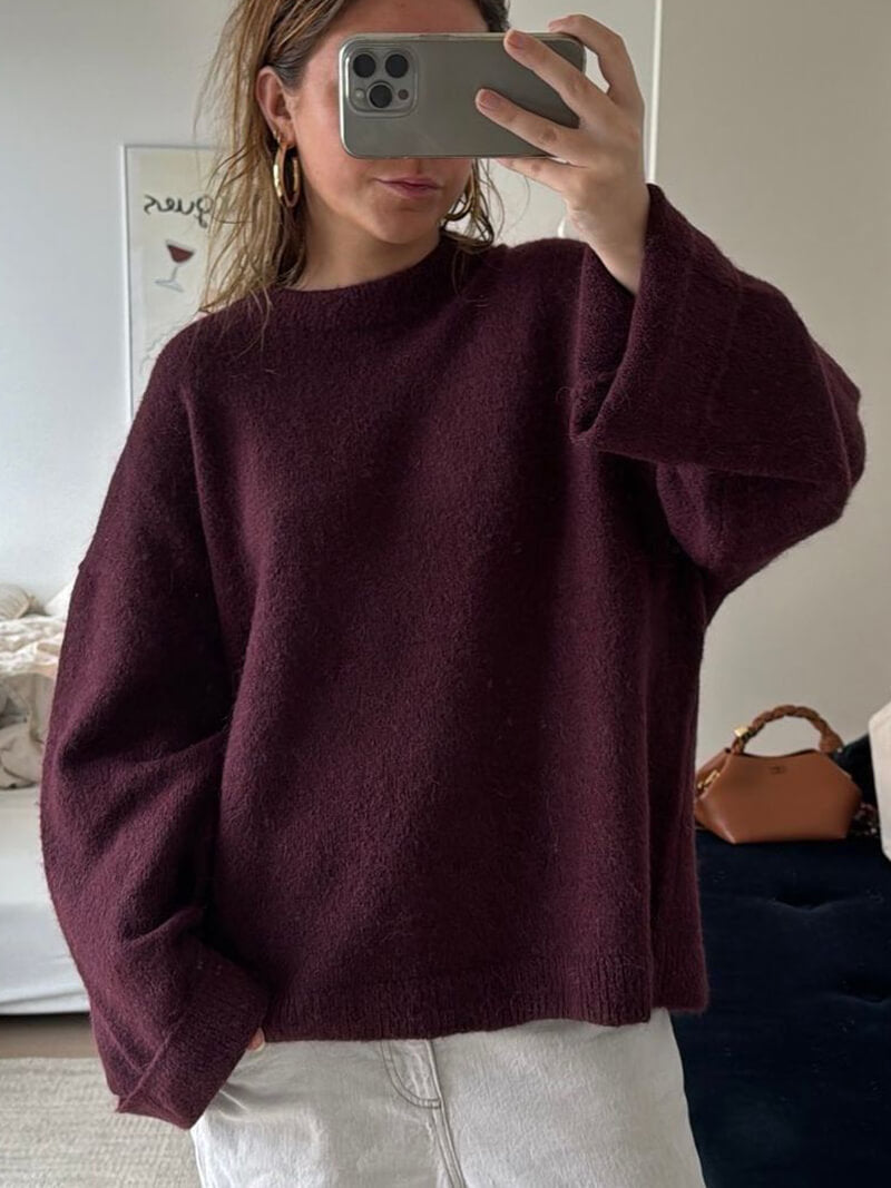 Isadora™ | Burgundy Pullover