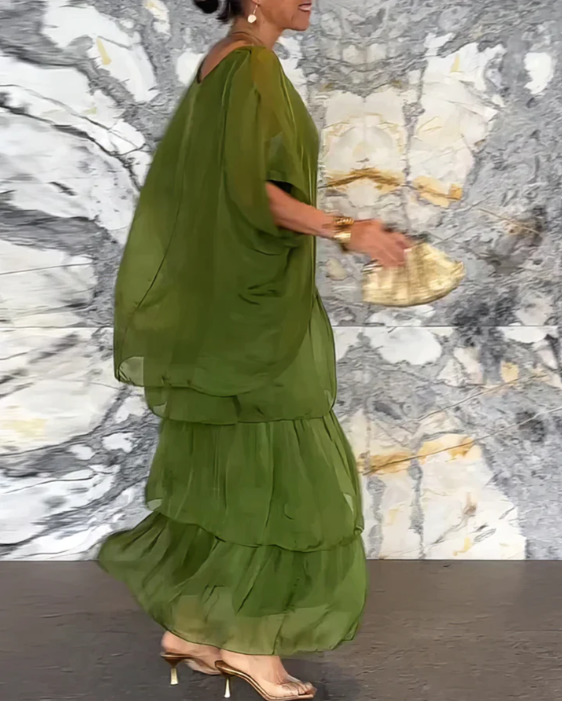 BB | Loose Fit Round Neck Maxi Dress