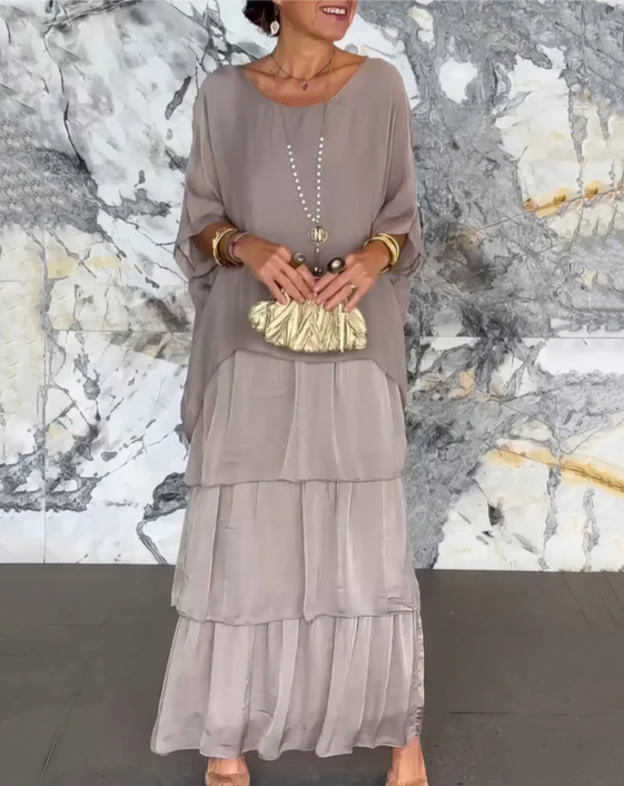 BB | Loose Fit Round Neck Maxi Dress