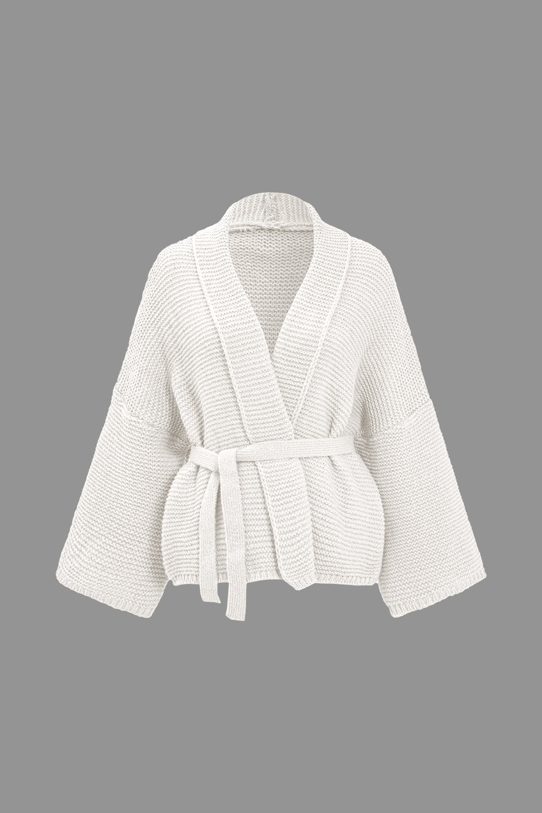 BB™ | Belted V-neck Sweater Cardigan