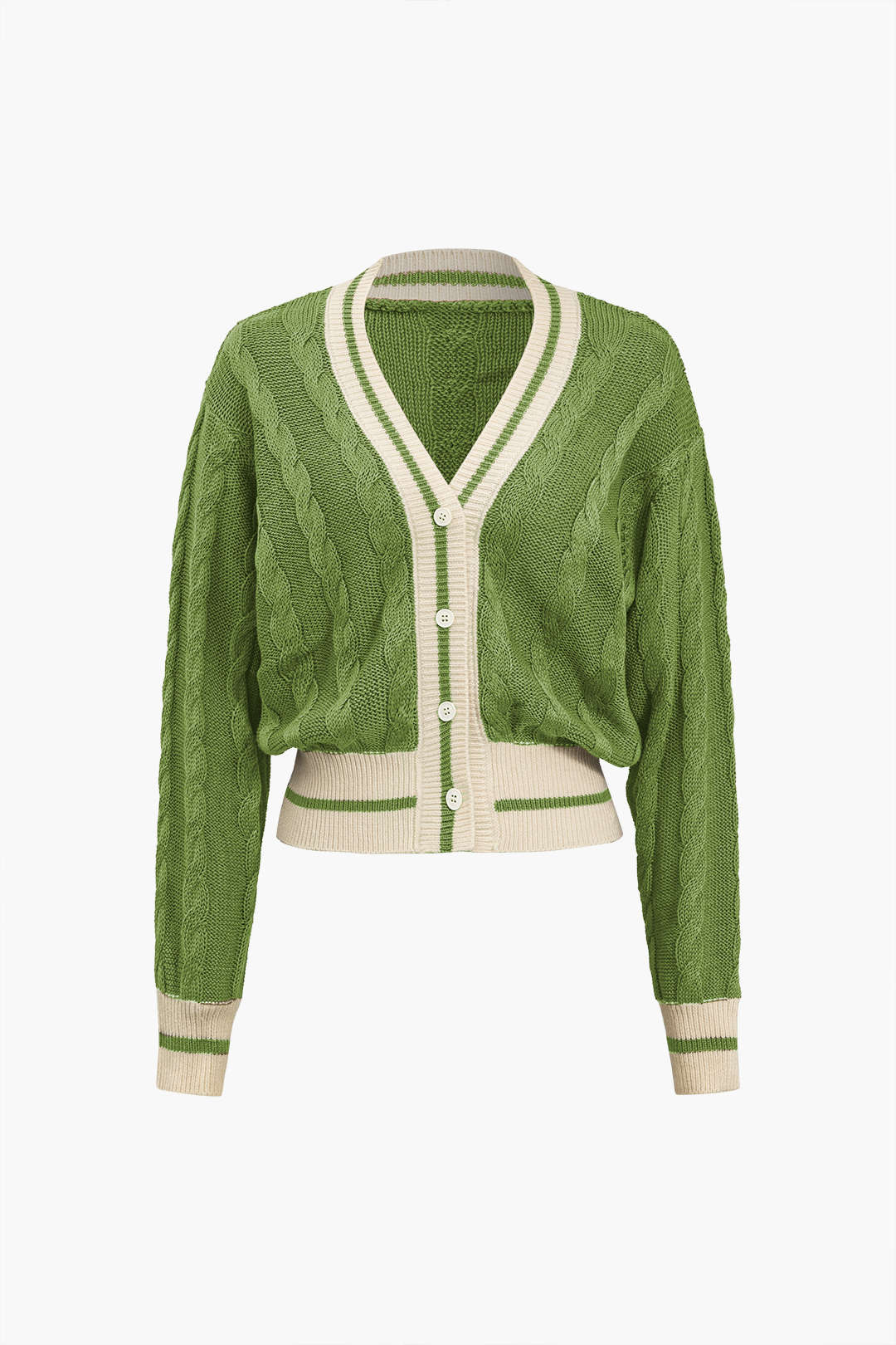 BB™ | Block Print Button Sweater Cardigan