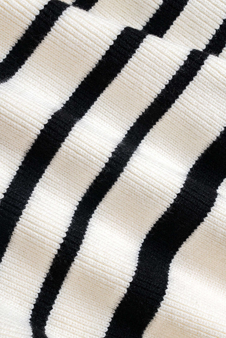 BB™ | Contrast Knit Metallic Button Cardigan