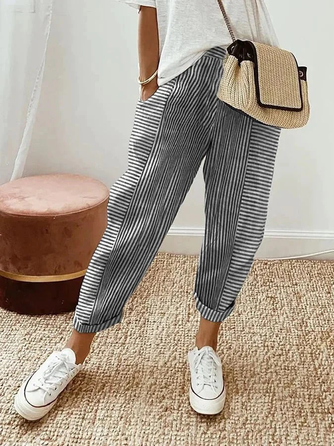 BB | Elegant Striped Trousers – Flattering Fit & Luxe Comfort