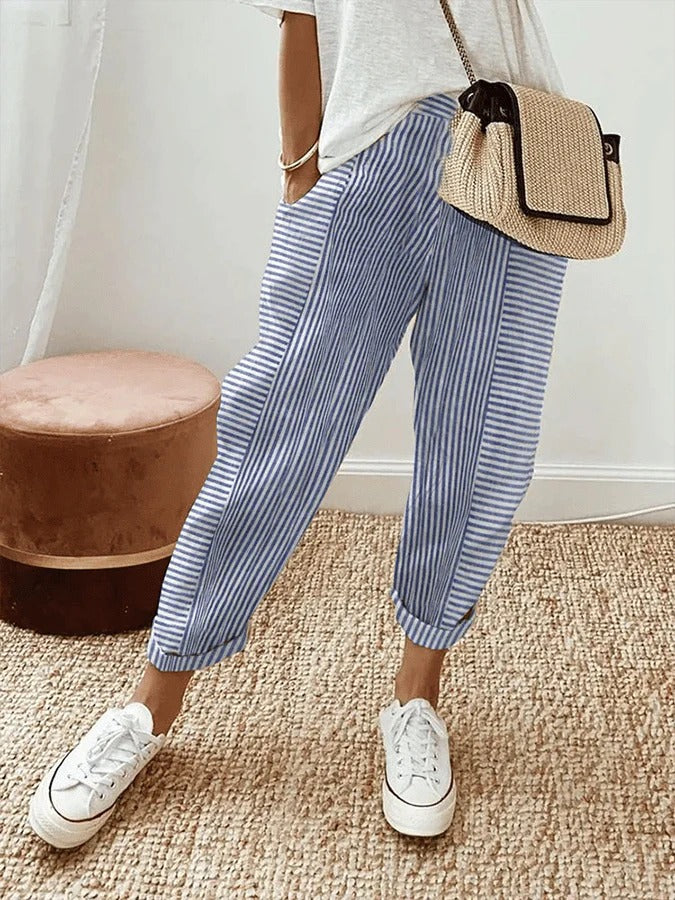 BB | Elegant Striped Trousers – Flattering Fit & Luxe Comfort