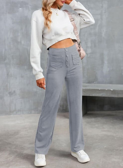 Brigitte Bordeaux | Elegant Comfort Trousers