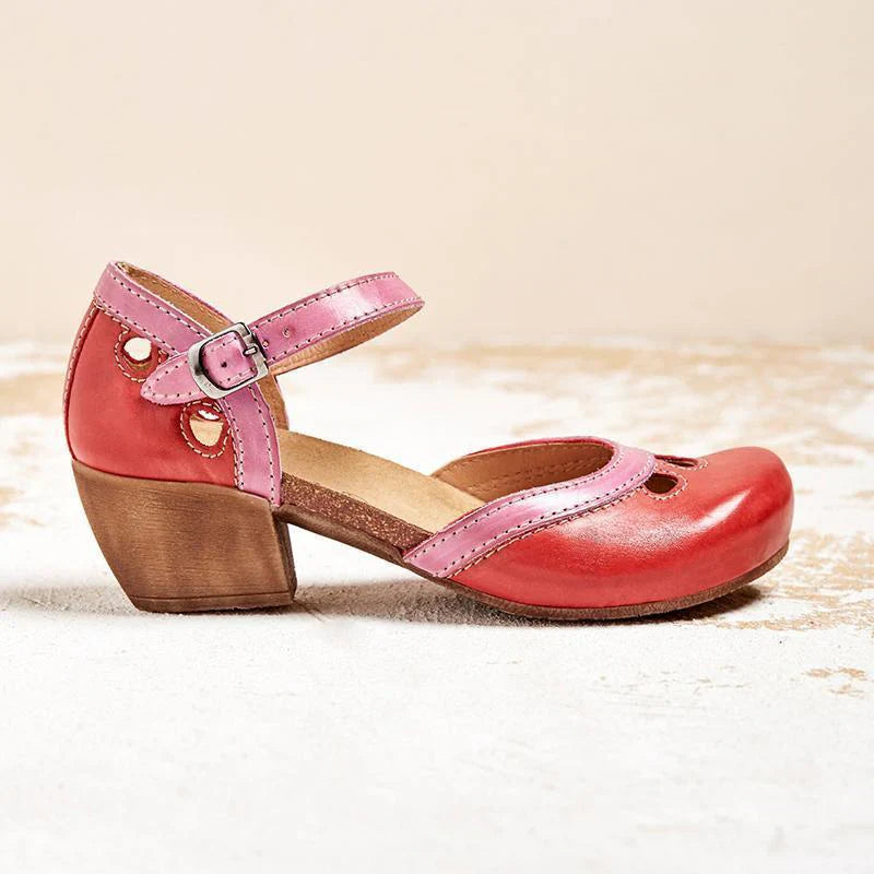 Cella - Comfortable Low Heel Sandals