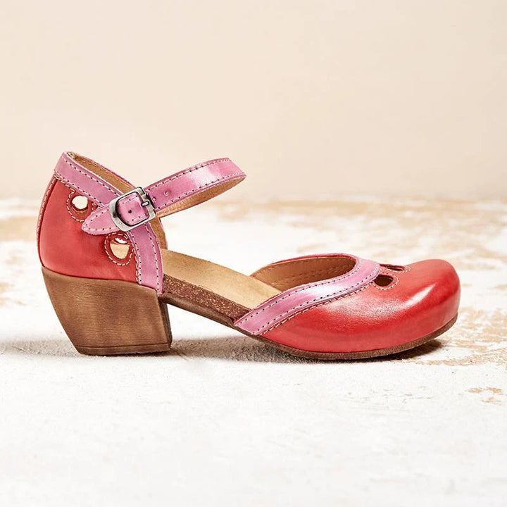Cella - Comfortable Low Heel Sandals