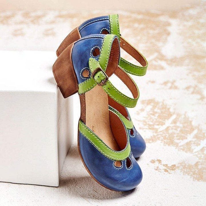 Cella - Comfortable Low Heel Sandals