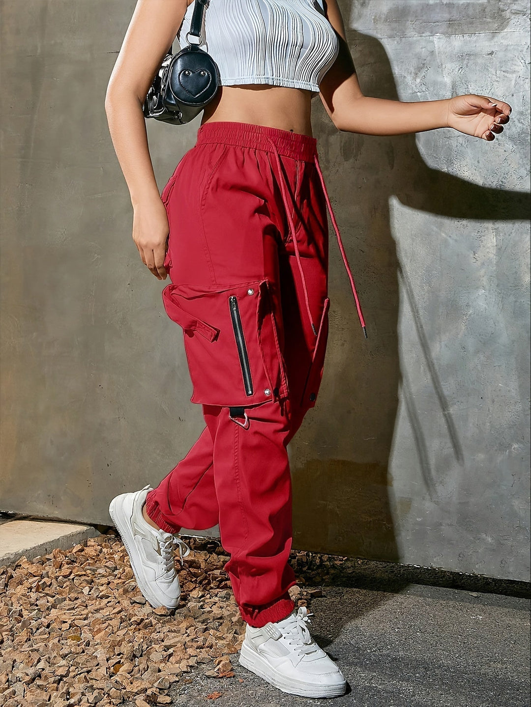 Brigitte Bordeaux | Active Cargo Trousers