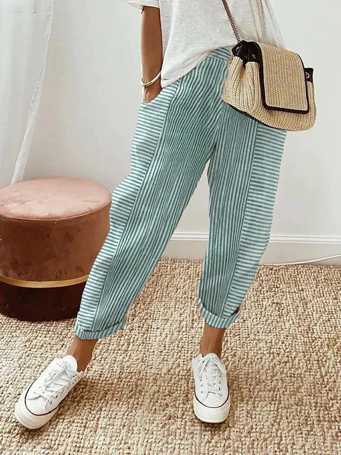 BB | Elegant Striped Trousers – Flattering Fit & Luxe Comfort