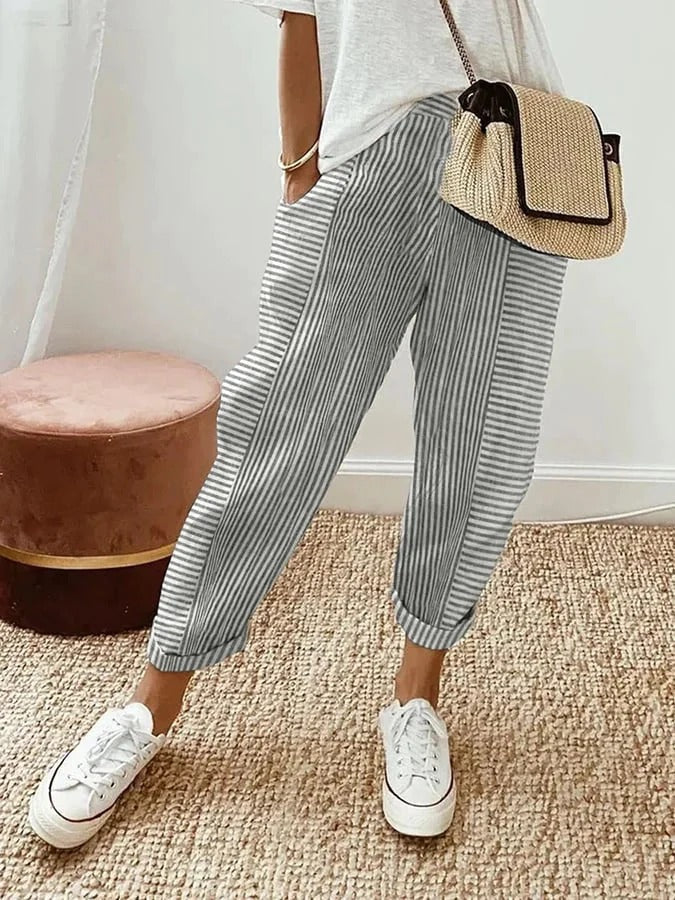 BB | Elegant Striped Trousers – Flattering Fit & Luxe Comfort