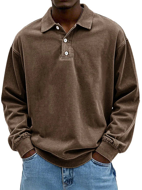 Casen – Retro Long-Sleeve Shirt