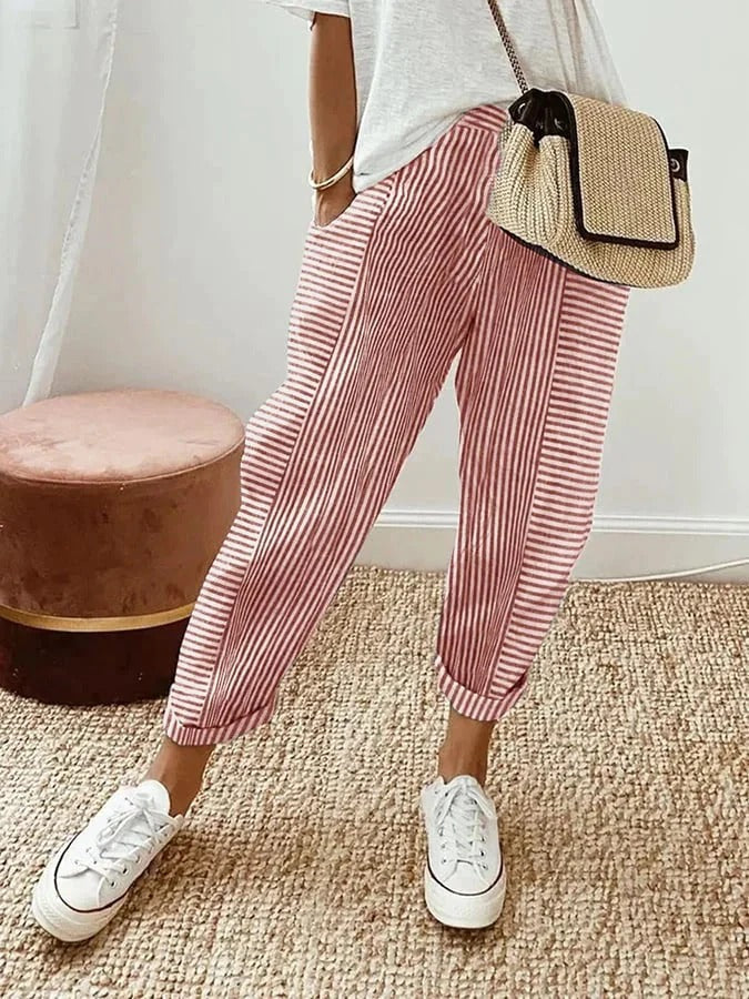 BB | Elegant Striped Trousers – Flattering Fit & Luxe Comfort